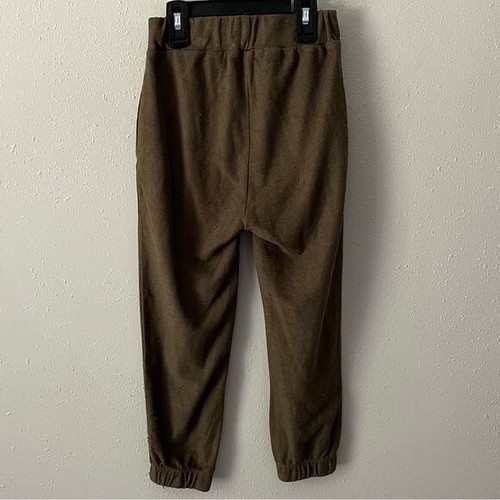 Rylee + Cru Moss/Army Green Terry Cloth Jogger Pants Boy’s 6-7 - Picture 7 of 11