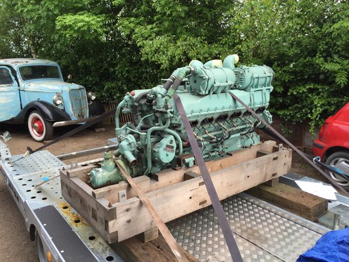 Rolls Royce Merlin Meteor 27 Litre V12 Powerplant