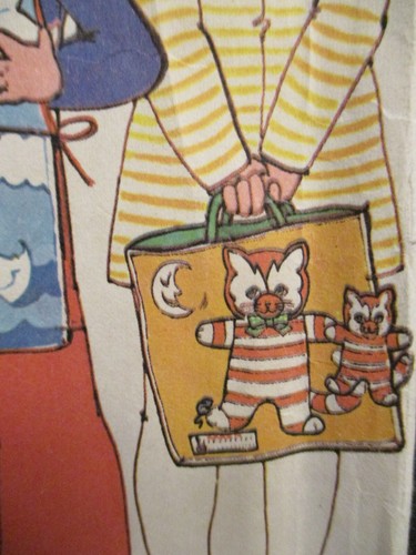 McCall's Pattern 3428 Child Girl Apron Bag Snap-On Toy One Size 2-8 Transfers UC - Picture 6 of 16