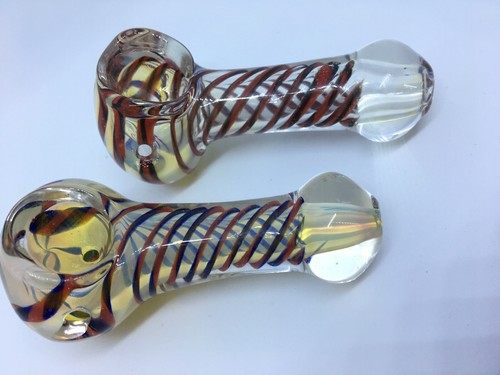 3” NEW USA TOBACCO SMOKING HEAVY HAND PIPE BLOWN GLASS SPOON HITTER XC10MC BOWL - Picture 2 of 12