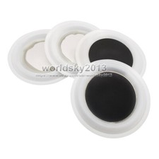 2pcs Speaker Passive Radiator Auxiliary Bass Woofer Rubber Vibration Plate