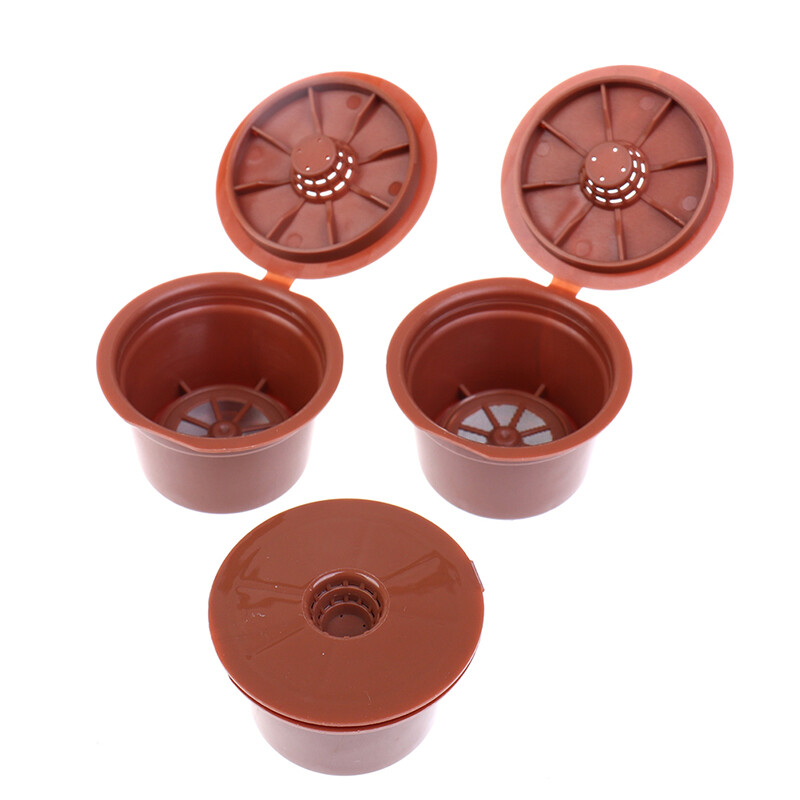 3PCS Reusable Coffee capsules for Caffitaly refillable coffee pods