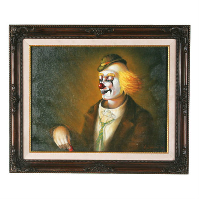 ''Between The Acts #5'' By Anthony Sidoni 1999 Signed Oil on Canvas 19''x23''