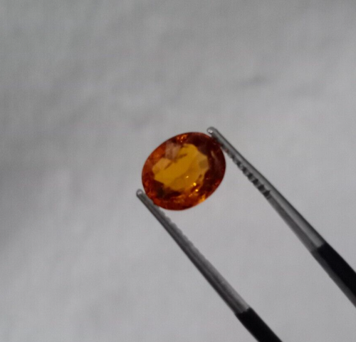 Piedra preciosa suelta de brillo superior de granate de corte natural de 2,5 quilates de Pakistán - Imagen 6 de 10