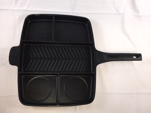 Crofton 5 Section Griddle Pan Non-stick 16.5” x 14.5” - Picture 2 of 9