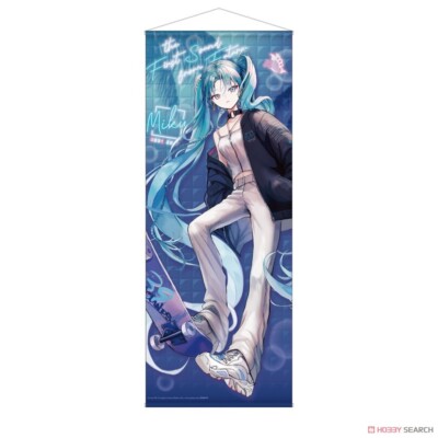 [Lebensgroßer W Wildleder Wandteppich] Hatsune Miku x SOLWA PiPi aus Japan