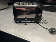 Dualit 4 slice Toaster - Black And Chrome - Model D4VMH GB