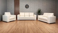 Long-life Echt Leder Sofagarnitur 3+2+1 Echtleder Sofa Couch Sessel Farbauswahl