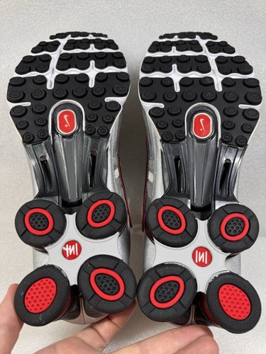 2008 RARE NIKE SHOX EXPERIENCE+ 2 NEW WHITE BLACK SILVER 343594 101 SIZE 9.5 - Picture 13 of 20