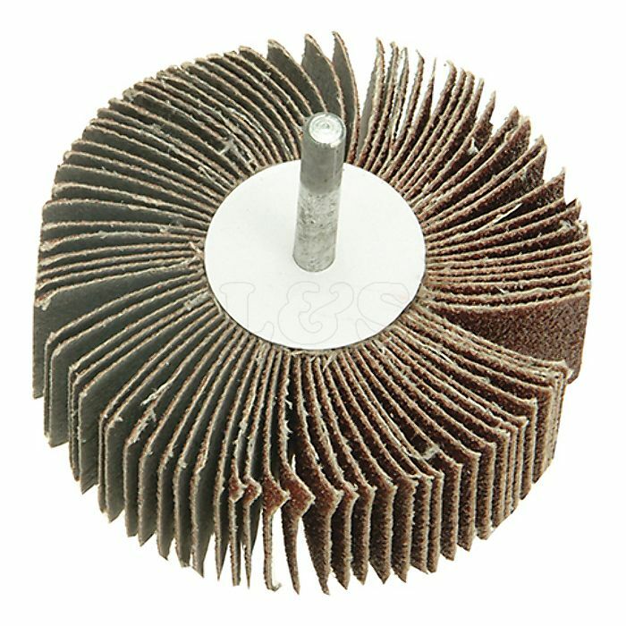 Flap Wheel 80 x 30mm Medium 60 grit - Faithfull