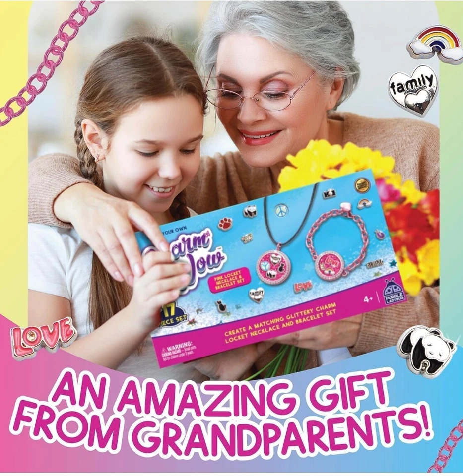 DIY Bracelet Making Kit Girls – Beads, Charms & Pendants – Kids Jewellery Craft - Image 3 of 4