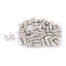50Pack 6mm x 14mm Furniture Cupboard Hardware Metal Shelf Support Pins
