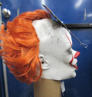 Halloween Mask Pennywise Clown IT Chapter Two Warner Brothers Movie Costume NEW
