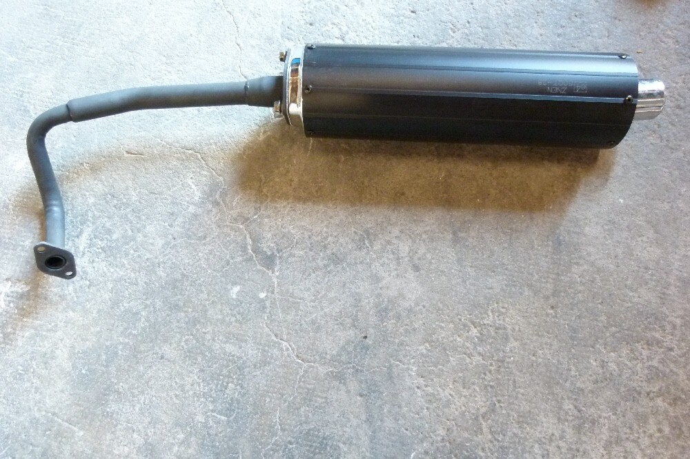 Échappement et collecteur haute résistance pour scooter 4T 139QMB flux de gaz optimisé
