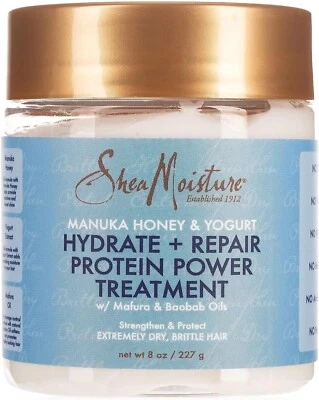 2 X Shea Moisture Miel Manuka & Yogourt Hydrate + Réparation Protéine GB Vendeur - Photo 1/4