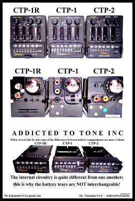 Takamine CTP-2 / CTP2 PreAmp Battery Tray w/Tuner / NOS OEM Part