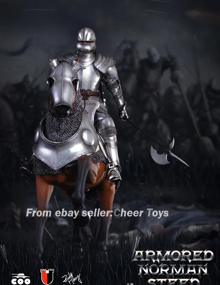 COOMODEL NO.SE014 1/6 Series of Empires — Corcel Normando Blindado en stock Foto 3 de 4