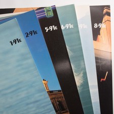 Leica Fotografie International Magazine 1991 Issues 1,2,5,6,7,8 English