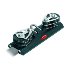 Ronstan Series 22 Traveller Car, 180mm, Shackle, 4 Control Sheaves