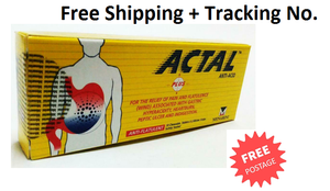 Actal Plus 20 Tablets Simethicone Relief Pain Anti Gas Gas Distress Heartburn Ebay