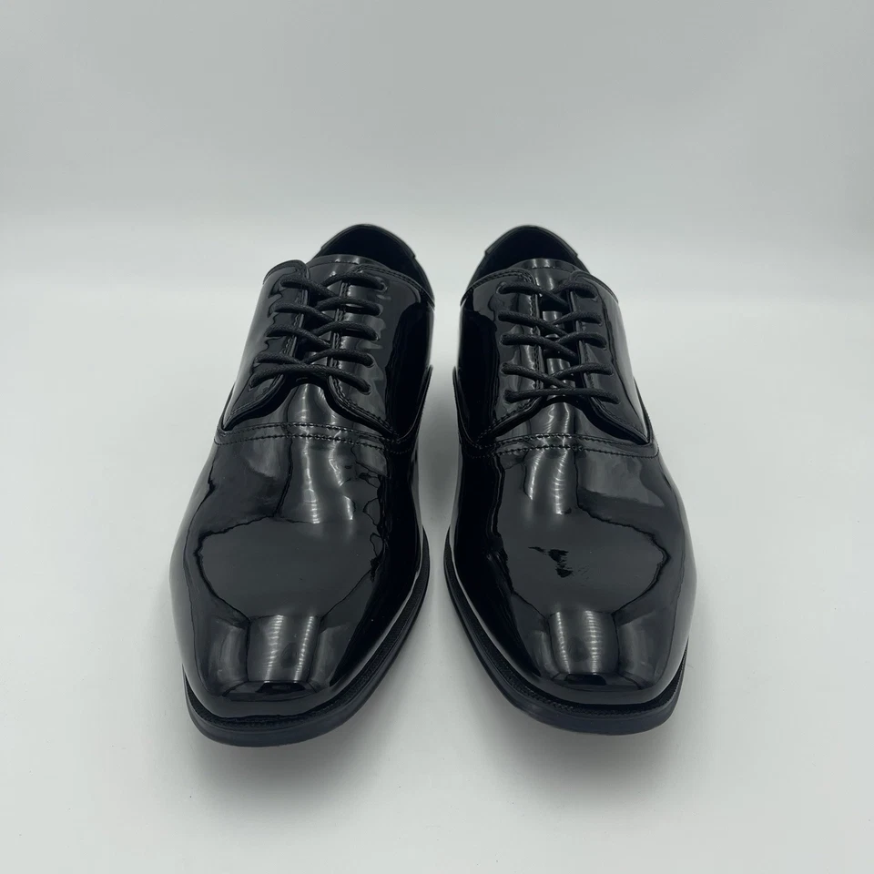 Мужские дерби Florsheim Tux Atlanta с плоским носком размер 10D лакированная черная кожа рекомендуемая розничная цена производителя 125 долл. США - Изображение 4 из 4