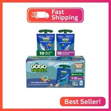 GoGo squeeZ Applesauce and Fruit Puree Underwater Species Discovery Pack, Aquati