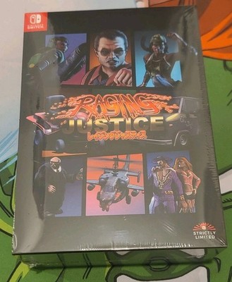 Raging Justice Nintendo Switch Collectors Strictly Limited Games New Sealed