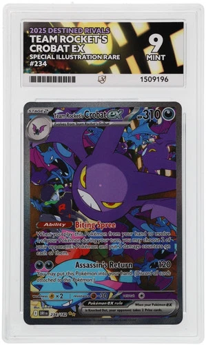 ACE 9 Team Rocket's Crobat EX 234/182 Destined Rivals Mint Pokemon