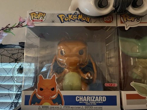 Funko Pop! Jumbo: Pokemon Charizard 10" Vinyl Figure - Orange