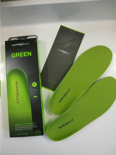 Superfeet green Insoles, Professional-Grade High Arch Orthotic Insert Size F