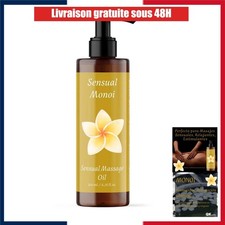 Huile de massage relaxante Monoï BIO QKnatur 200 ml