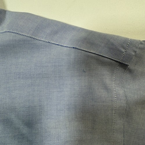 Brooks Brothers Herren SLIM FIT bügelfrei Tasche blau gestreift Anzughemd 16-35 - Bild 4 von 12