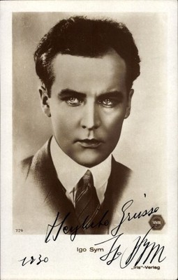 Ak Schauspieler Igo Sym, Portrait - 11189912