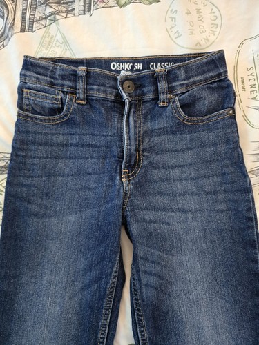 OSHKOSH B'GOSH CLASSIC SLIM KIDS BLUE JEANS ADJUSTABLE WAIST SIZE 6R LOT OF 4 - Picture 4 of 19