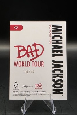 2025 Keepsake Michael Jackson /17 Bad World Tour Gold SSP #97 | eBay