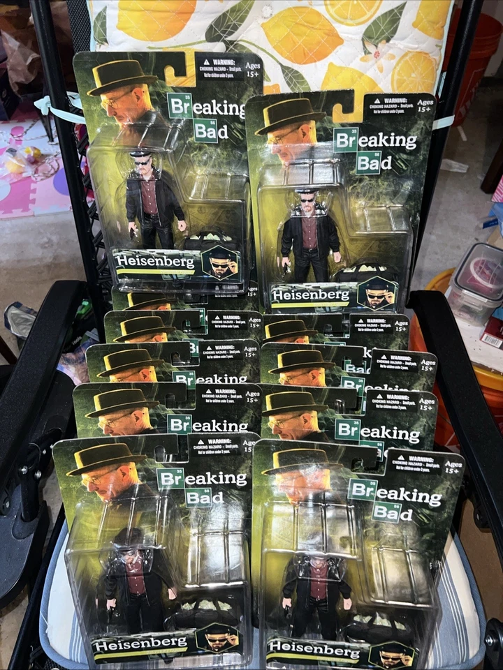 Mezco Toys Breaking Bad Heisenberg Walter 白色人偶黑色夹克 — 第 4/4 张图片