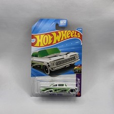 Hot Wheels 59 Chevy Impala 44 White Layin Low Series