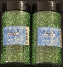 2X - Green Chunky Glitter, 7.76oz/220g Craft Glitter