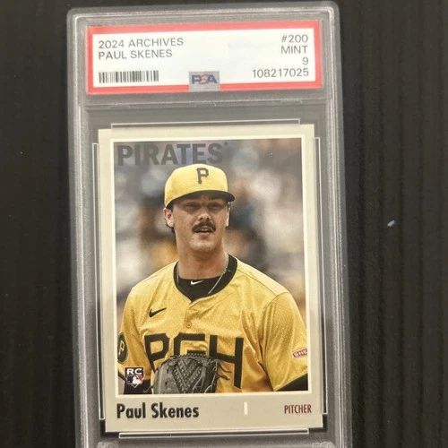 PSA 9 2024 Topps Archives - 1970 Topps Paul Skenes #200 (RC)🔥🔥