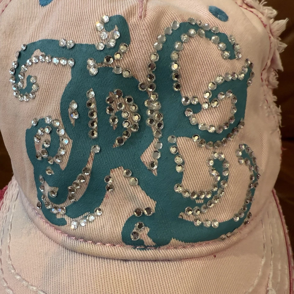 Винтажная бейсболка True Religion состаренная кепка с ремешком сзади водитель грузовика Y2K - Изображение 3 из 4