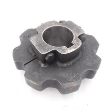 Split Hub Roller Chain Sprocket Gear 3-1/2" Bore 12" OD 8 Tooth 3/8"x1" Keyway
