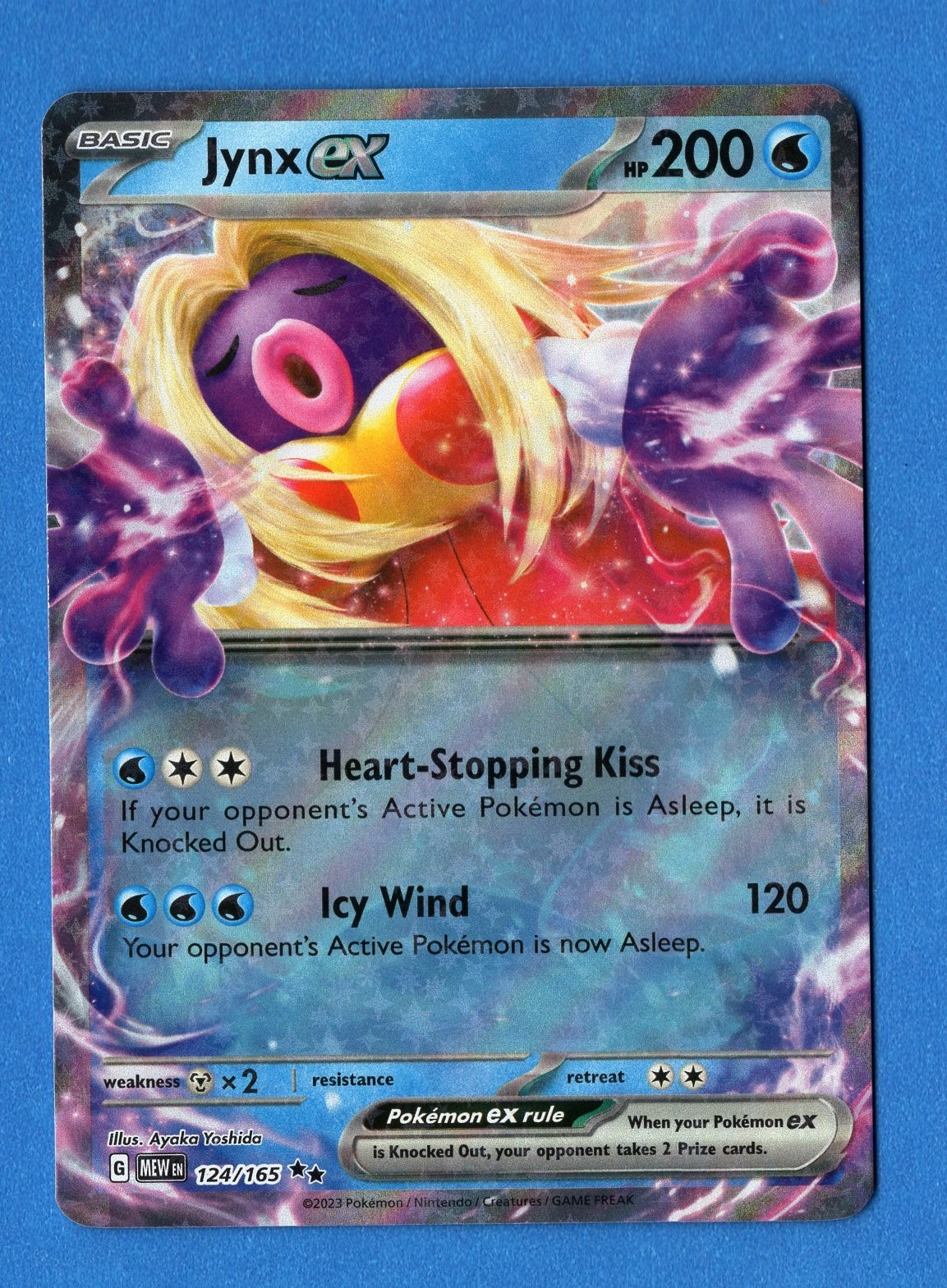 Jynx ex NM 124/165 Scarlet & Violet 151 Pokemon Card