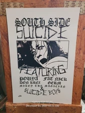 $uicideboys Poster G59 greyfivenine FTP Scrim and Ruby $B RARE Ramirez Pouya