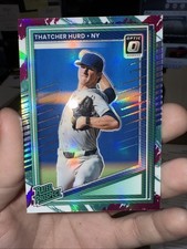 2025 Panini Donruss Rated Prospects Thatcher Hurd Jazz Optic Prizm!! Case Hit!