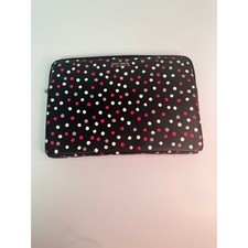 NWOT Kate Spade Leather Laptop Travel Case - Glitter Dot Multi