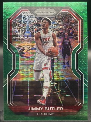 2020-21 Panini Prizm Jimmy Butler Green Pulsar 20/25 #137