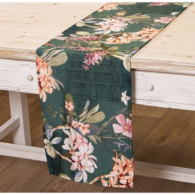 Camino de Mesa Alexandra House Living Multicolor Textil 33 x 180 cm Rectangul