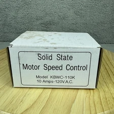 Motor Speed Controller  Model KBWC-110K  8603 10 Amps 120 V.A.C Solid State