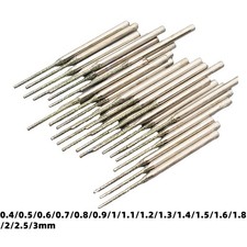 Dia 0.4 - 3mm Diamond Coated Tipped Tip Solid Drill Bit for Tile Jewellery Glass