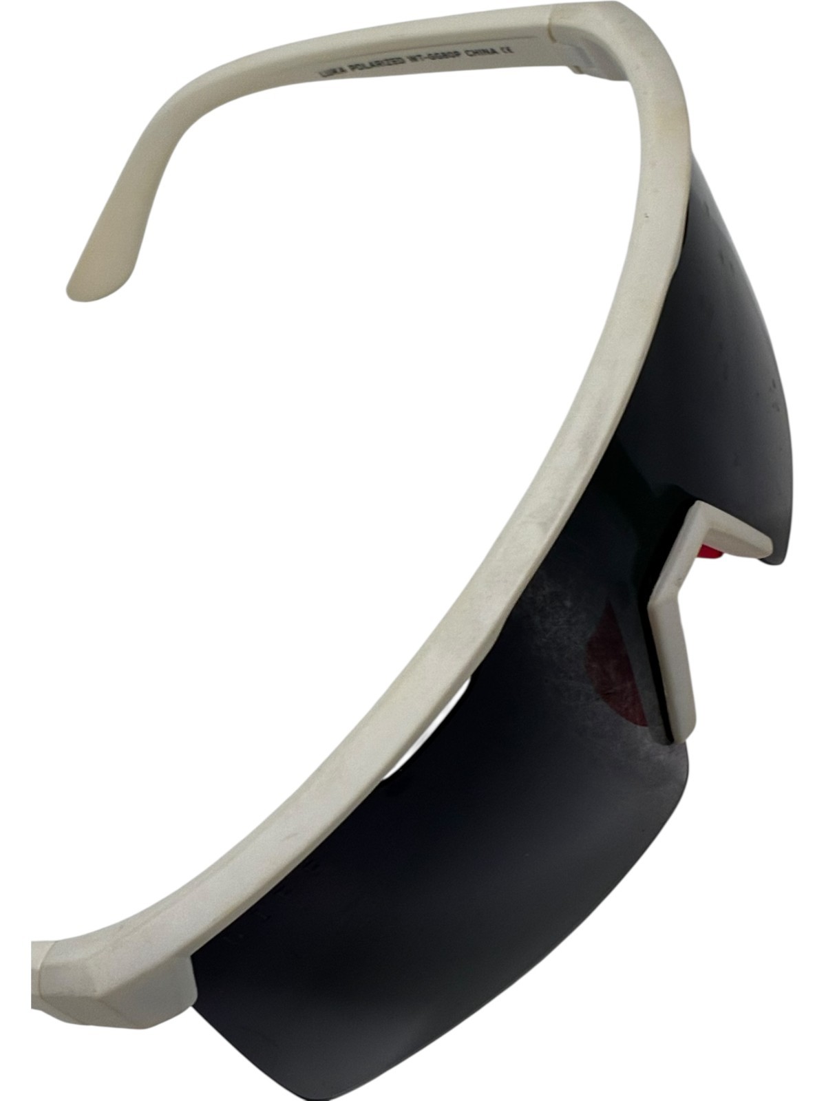 DIFF Eyewear LUKA 140mm Polarized Shield White Su… - image 9